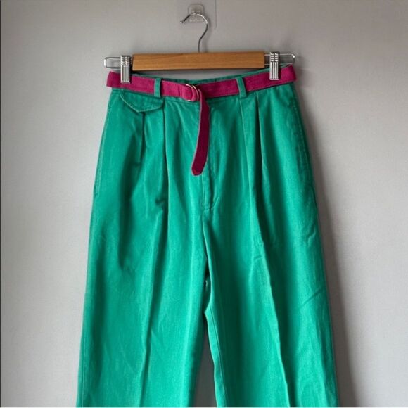 Vintage Ralph Lauren Preppy Cotton Pants Belt - Picture 3 of 8